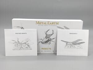 Metal Earth Insects Metal Sheets DIY 3D Models Praying Mantis & Dragonfly Only